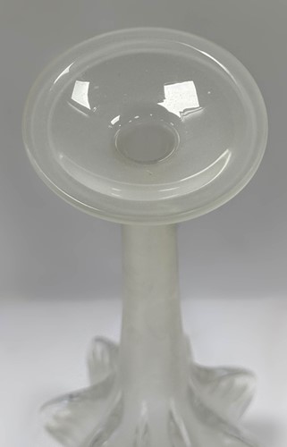 Lot 9 - Maire Claude, a Lalique frosted and polished glass bud vase