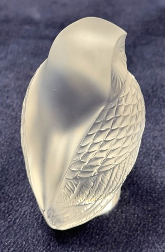 Lot 10 - Caroline, a modern Lalique amber and clear glass turtle
