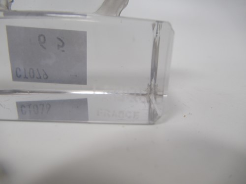 Lot 6 - Lalique - Les deux Fleurs perfume bottle; swan...