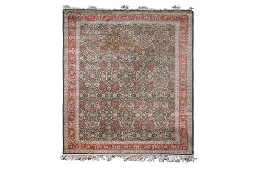 Lot 514 - A finely woven Persian carpet, possibly Tabriz, circa 1940