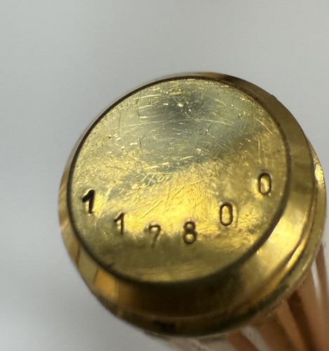 Lot 301 - Cartier - A 'Les Must De Cartier Trinity' fountain pen, together with a Tiffany letter opener