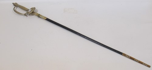 Lot 143 - An Edward VIII Court sword with etched blade...