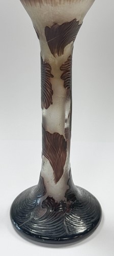 Lot 2 - Henri Muller (1868-1936), a cased glass vase, circa 1900