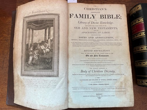 Lot 186 - Family Bible