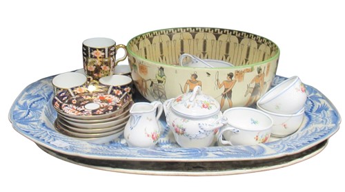 Lot 75 - Mixed ceramics to include; Royal Crown Derby...