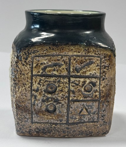 Lot 35 - Alison Brigden for Troika, a cube-form marmalade jar