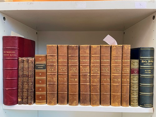 Lot 216 - Literature, bindings.