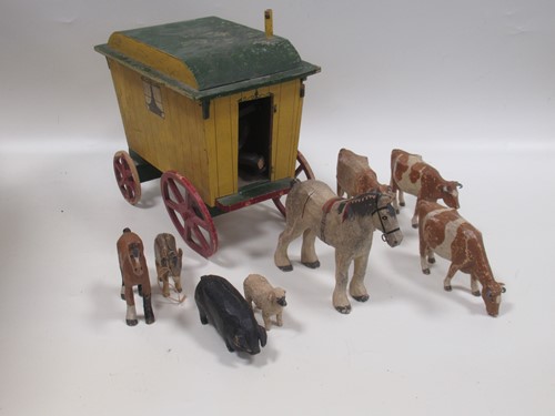 Lot 138 - A collection of charming larger scale carved...