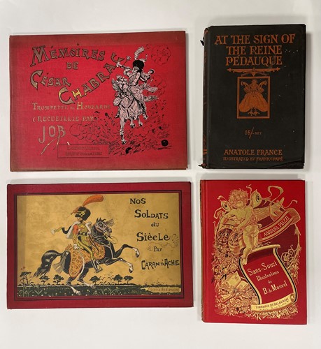 Lot 401 - French early 20th century illustrated works in decorative covers.