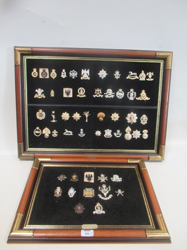 Lot 188 - Military interest - three framed groups of...