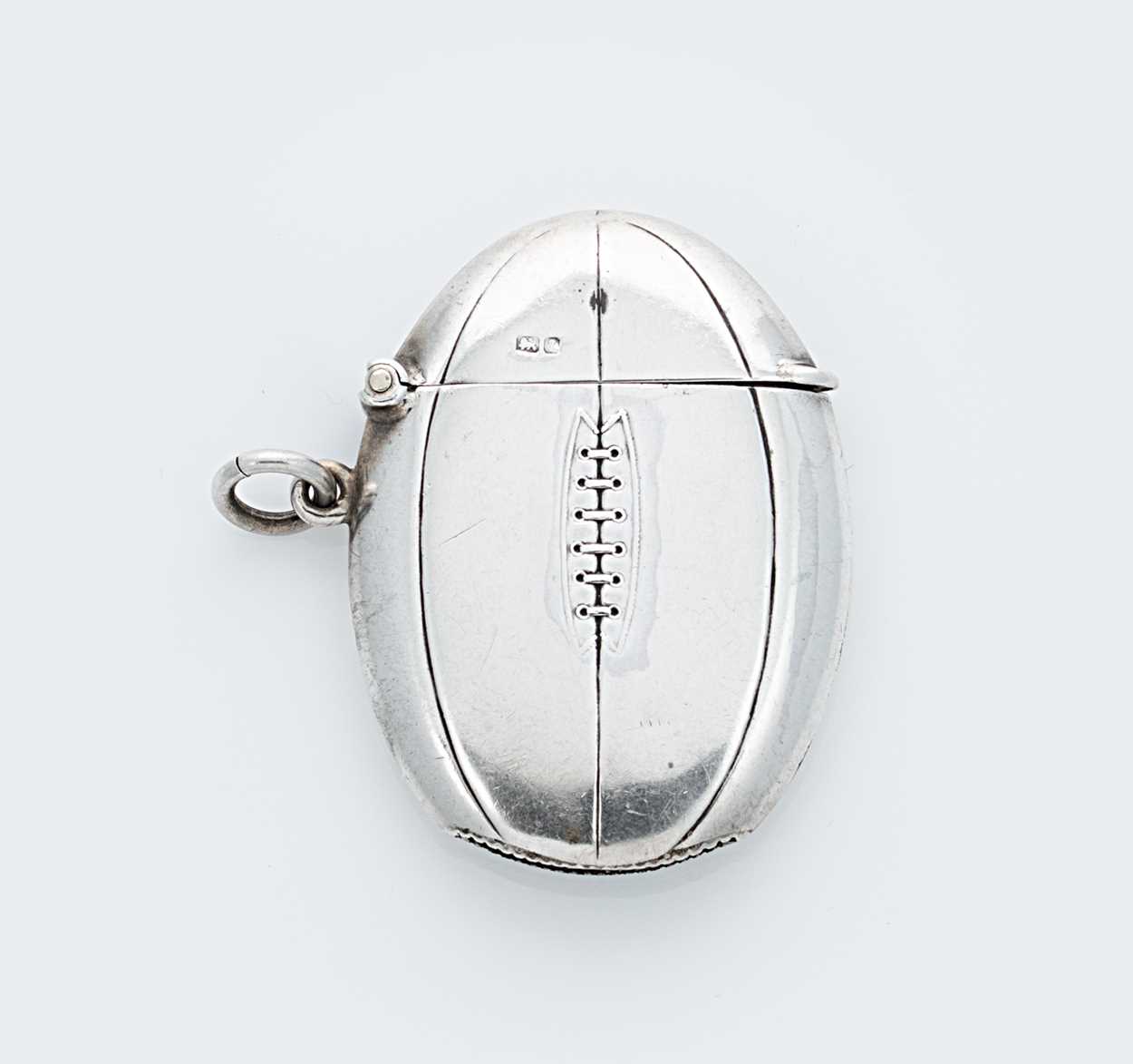 Lot 283 - An early 20th century silver novelty vesta case, mark of Sampson Mordan & Company