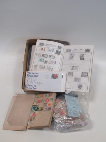 Lot 169 - Collection of stamps, some in albums