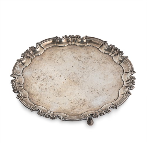 Lot 511 - An Edward VII silver salver