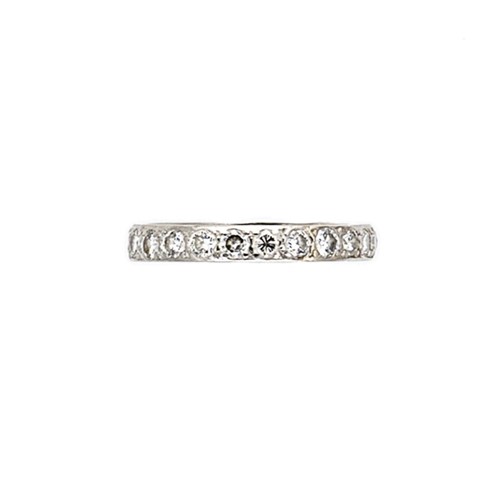Lot 104 - A diamond set full eternity ring
