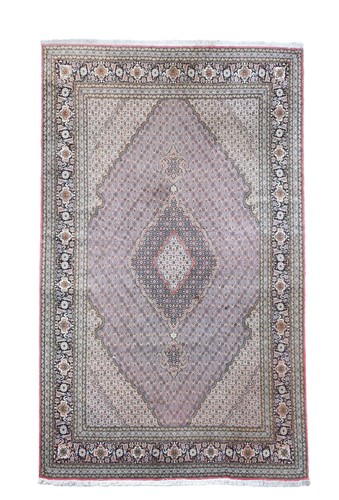 Lot 426 - A finely-woven Tabriz carpet, late 20th century
