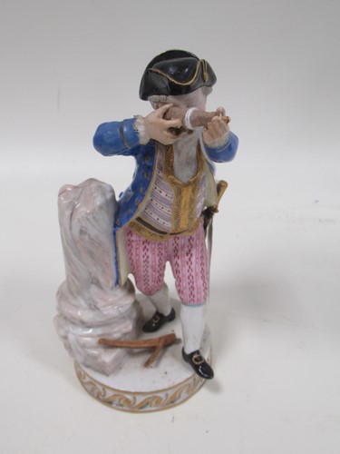 Lot 99 - A 19th century porcelain figure Meissen,...