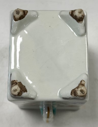 Lot 26 - A pair of Chinese censers in the famille verte palette