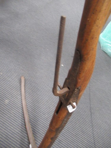 Lot 175 - Military interest - Crossbow with wooden stock,...