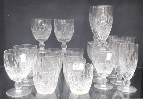 Lot 120 - Large quantity of Waterford Colleen cut glass...