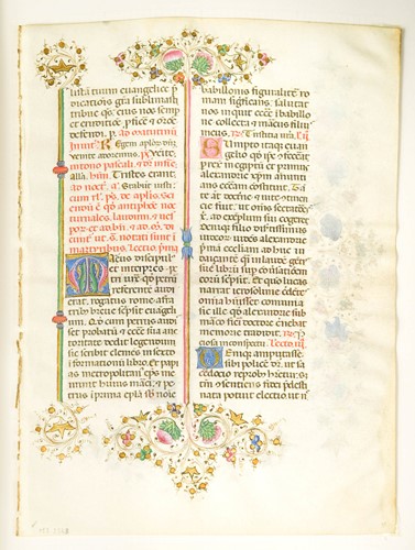 Lot 352 - An album of early manuscript and printed leaves