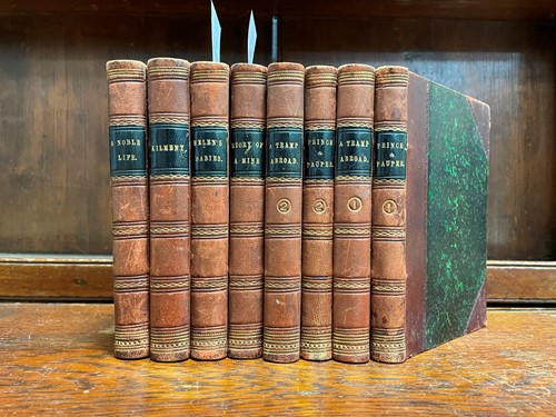 Lot 289 - Tauchnitz editions in half calf.