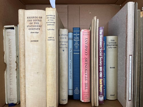 Lot 480 - Bibliographical Society & The Worshipful Company of Stationers.