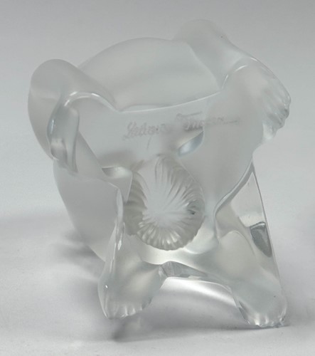 Lot 11 - Nu Assis, a Lalique model of a seated nude female