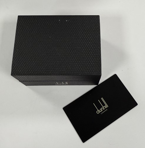 Lot 304 - Dunhill - A pair of silver collar stays and two pairs of silver cuff links