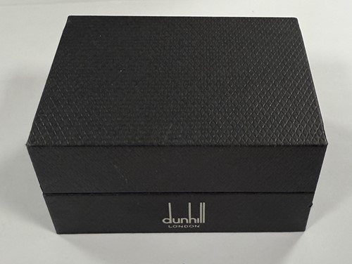 Lot 304 - Dunhill - A pair of silver collar stays and two pairs of silver cuff links