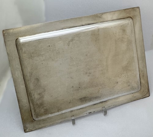 Lot 406 - A pair of (probably) Spanish metalwares trays