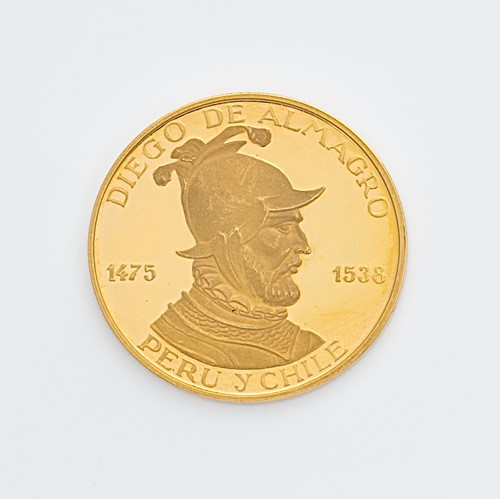 Lot 327 - A Numismatica Iberica ‘Diego De Almagro’ commemorative medallion