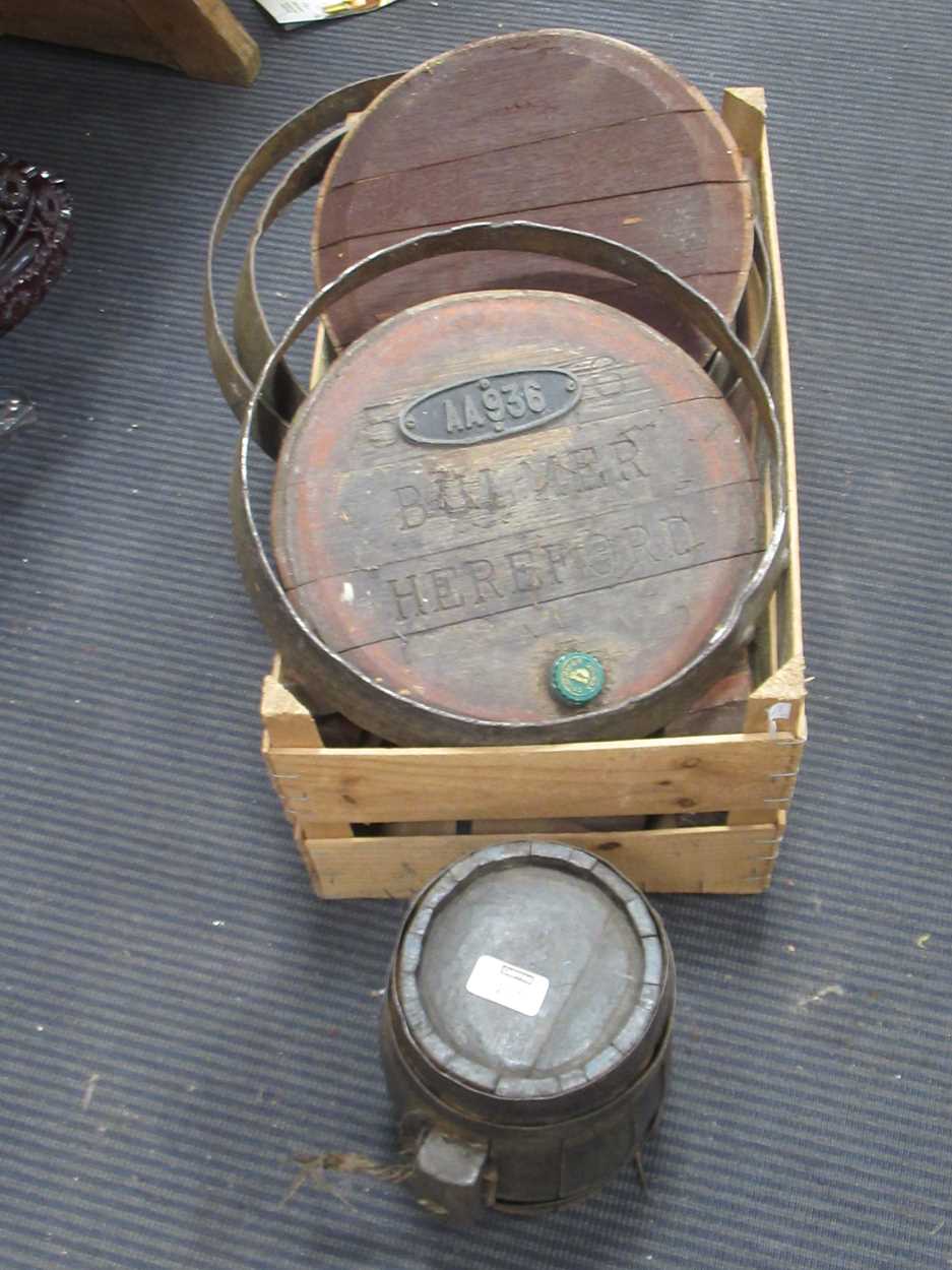 Lot 237 - A Bulmer Hereford oak coopered cider barrel,...
