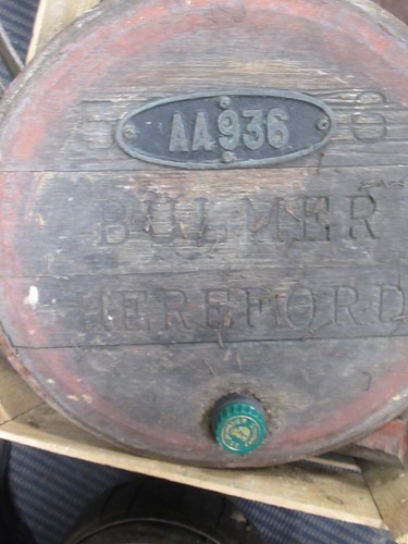 Lot 237 - A Bulmer Hereford oak coopered cider barrel,...