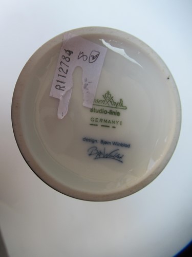 Lot 24 - Two 20th century Rosenthal vases - one...