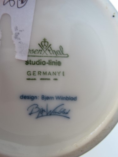 Lot 24 - Two 20th century Rosenthal vases - one...