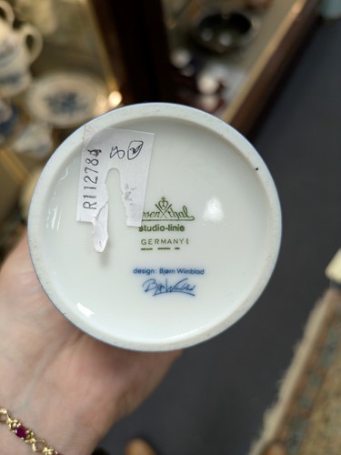 Lot 24 - Two 20th century Rosenthal vases - one...