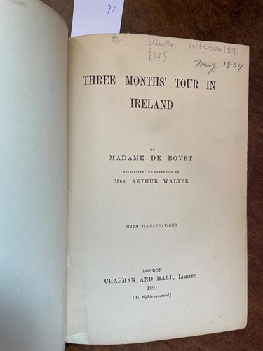 Lot 299 - Ireland - tours.