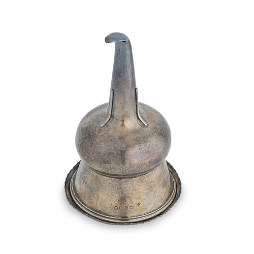 Lot 453 - A George III silver wine funnel