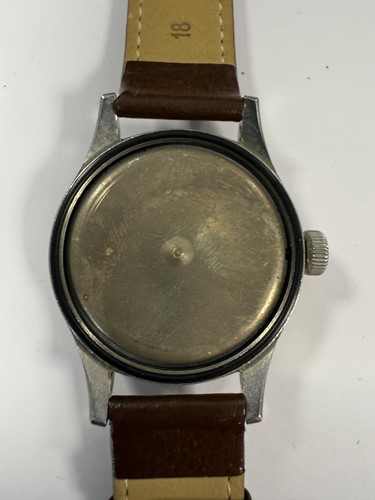 Lot 234 - Eterna - A rare steel 'WWW Dirty Dozen' military issue wristwatch