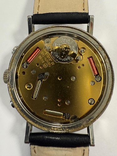 Lot 245 - Georg Jensen - A steel 'Koppel' chronograph wristwatch