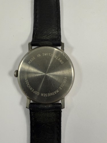 Lot 244 - Ole Mathiesen, Copenhagen - A steel wristwatch