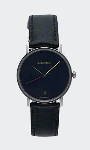 Lot 244 - Ole Mathiesen, Copenhagen - A steel wristwatch
