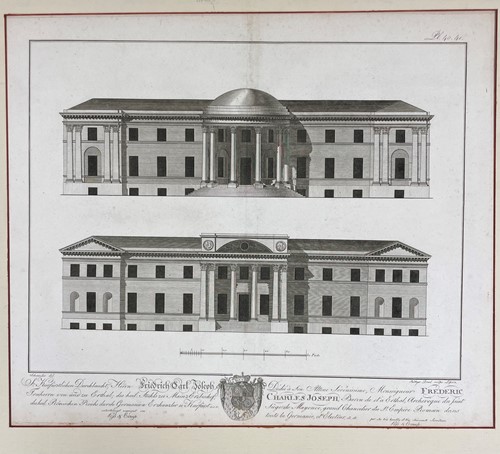 Lot 23 - A collection of prints of various 18th century architectural subjects
