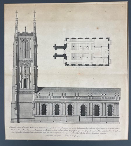 Lot 23 - A collection of prints of various 18th century architectural subjects
