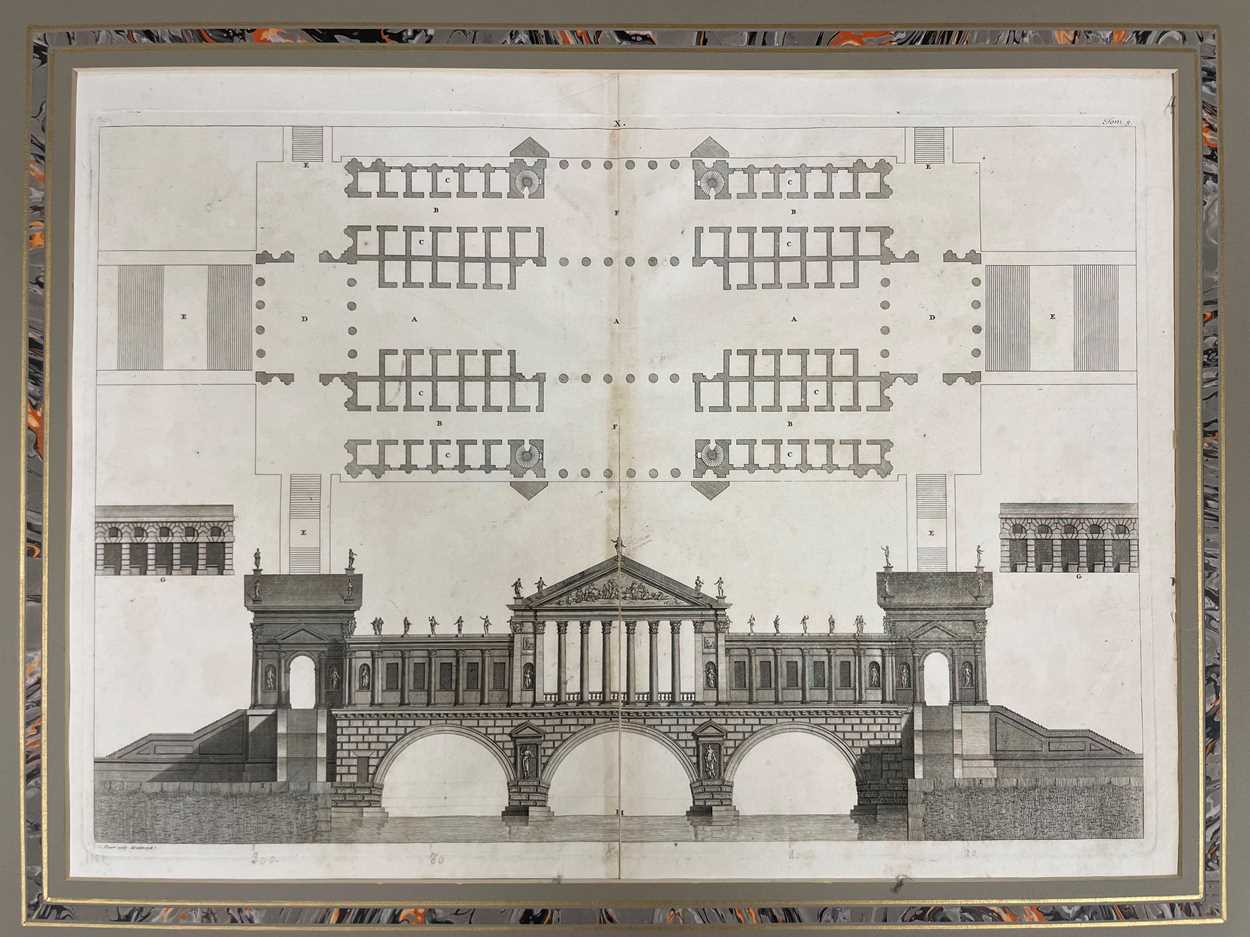 Lot 23 - A collection of prints of various 18th century architectural subjects