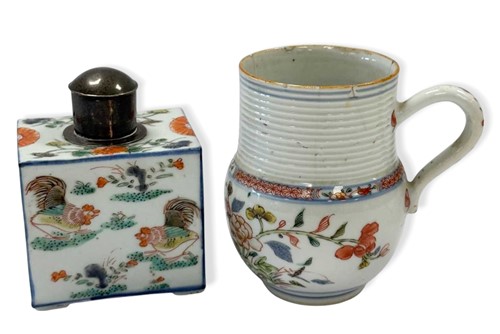 Lot 23 - A Chinese famille verte porcelain tea cannister, Kangxi Emperor, circa 1700