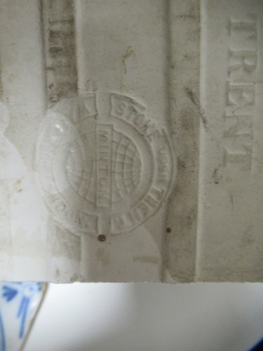 Lot 121 - Twelve Mintons tiles, printed with...