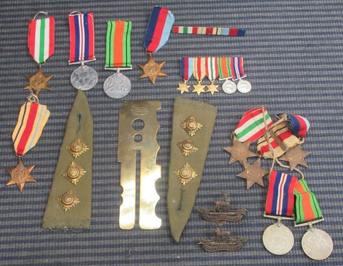 Lot 377 - Collection of World War Two medals, a group of...