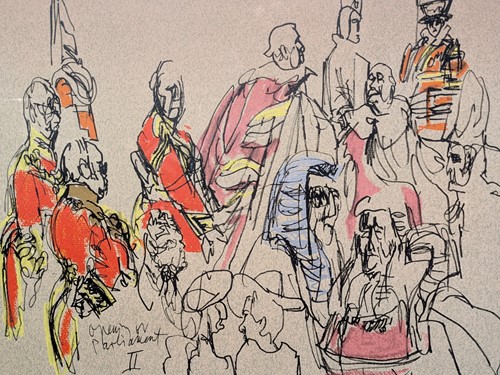 Lot 513 - Feliks Topolski RA (British Polish 1907-1989)
