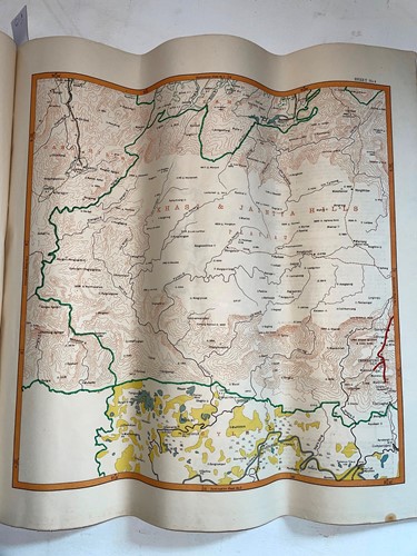 Lot 61 - India - Map of Assam Showing Roads and Railways 1937